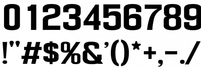 Enigmatic Bold Font OTHER CHARS