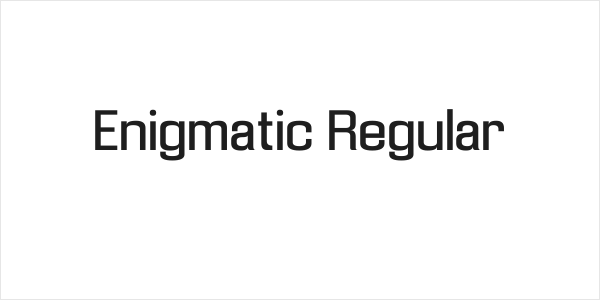 Enigmatic Regular Logo