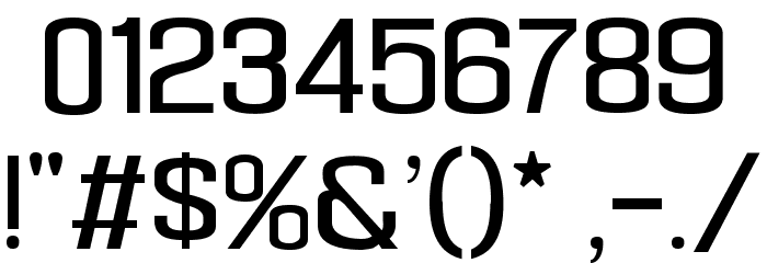 Enigmatic Font OTHER CHARS