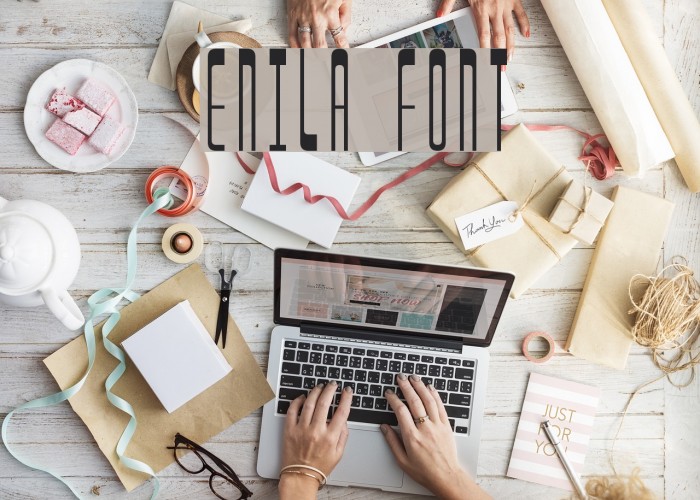 Enila Font examples