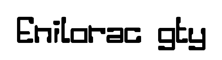 Enilorac gty  免费字体下载