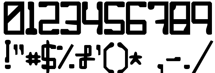 Enilorac gty Font OTHER CHARS