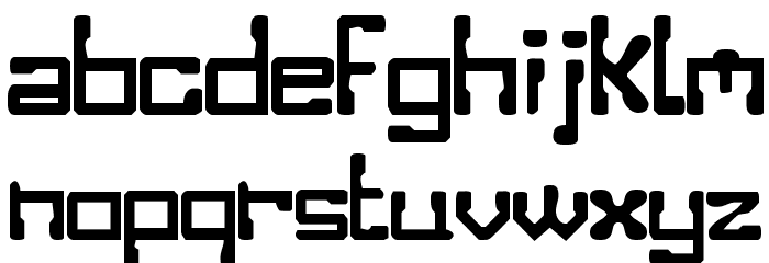 Enilorac gty Font LOWERCASE