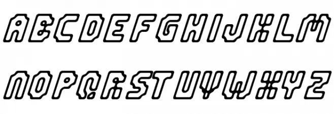Eniltuo フォント 大文字