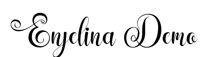 Enjelina Demo  フリーフォントのダウンロード