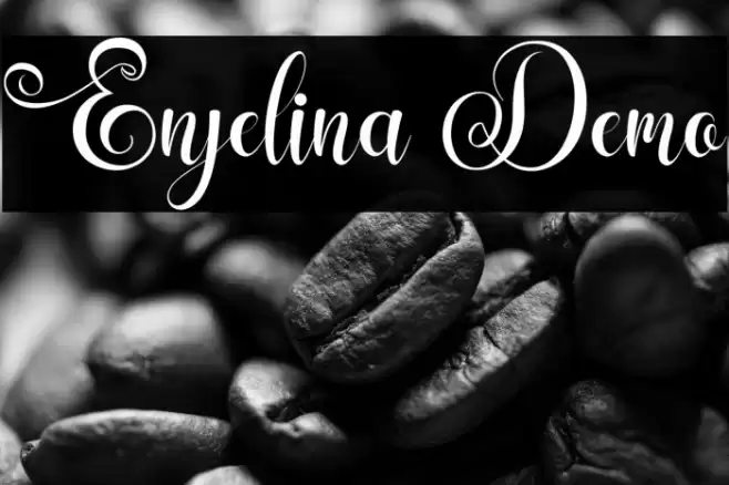 Enjelina Demo Font examples