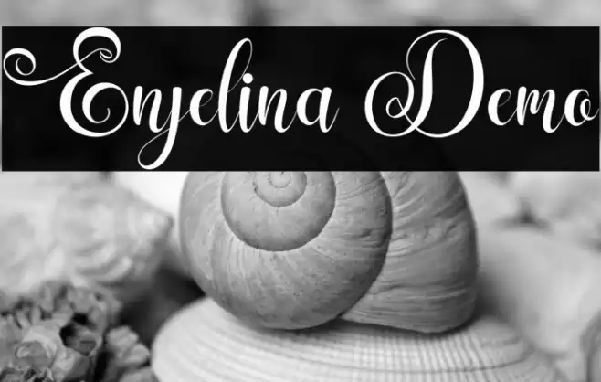 Enjelina Demo Font examples