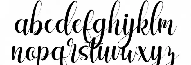 Enjelina Demo 字体 小写