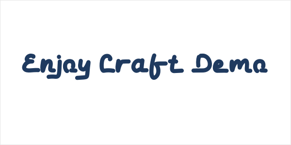 Enjoy Craft Demo Logo
