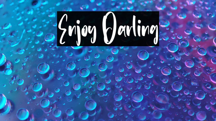 Enjoy Darling Example 3