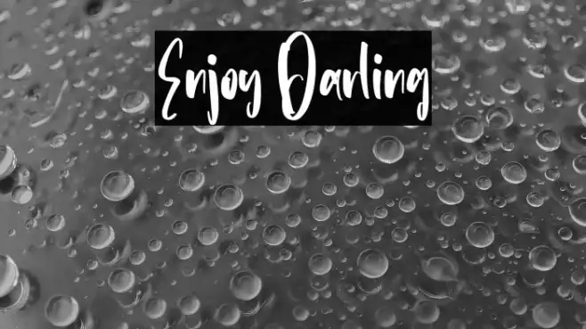 Enjoy Darling Example 3