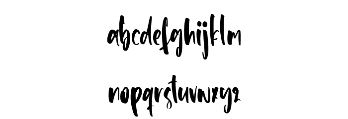 Enjoy Darling Font LOWERCASE