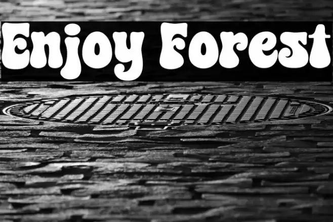 Enjoy Forest Font examples