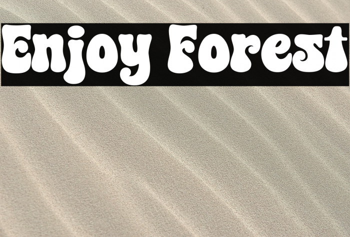 Enjoy Forest Example 3