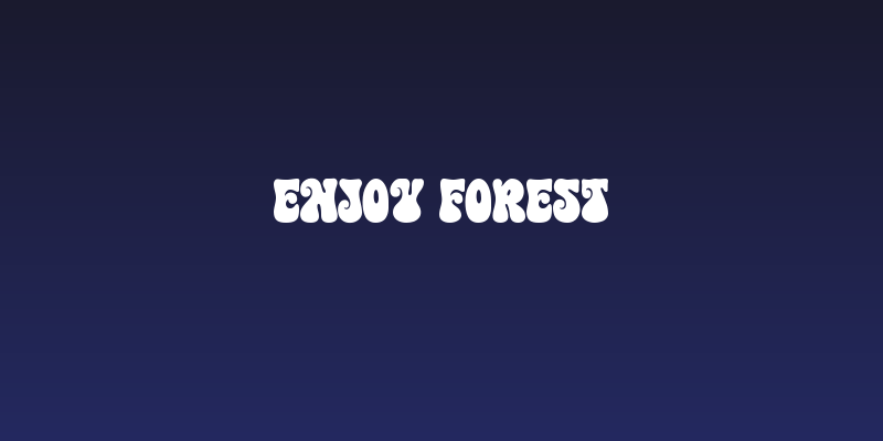 Enjoy Forest Social Header