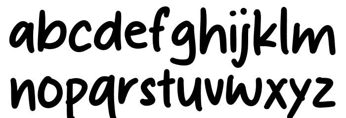 Enjoy Life Font LOWERCASE