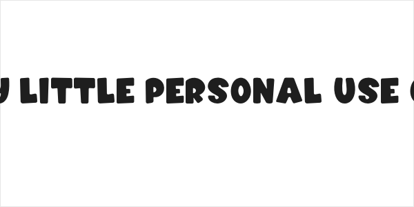 Enjoy Little PERSONAL USE ONLY! Logo