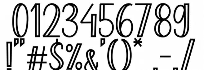 Enjoy Popcorn 1 Font OTHER CHARS