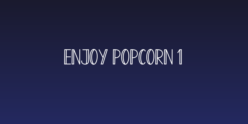 Enjoy Popcorn 1 Social Header