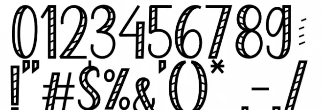 Enjoy Popcorn 2 Font OTHER CHARS