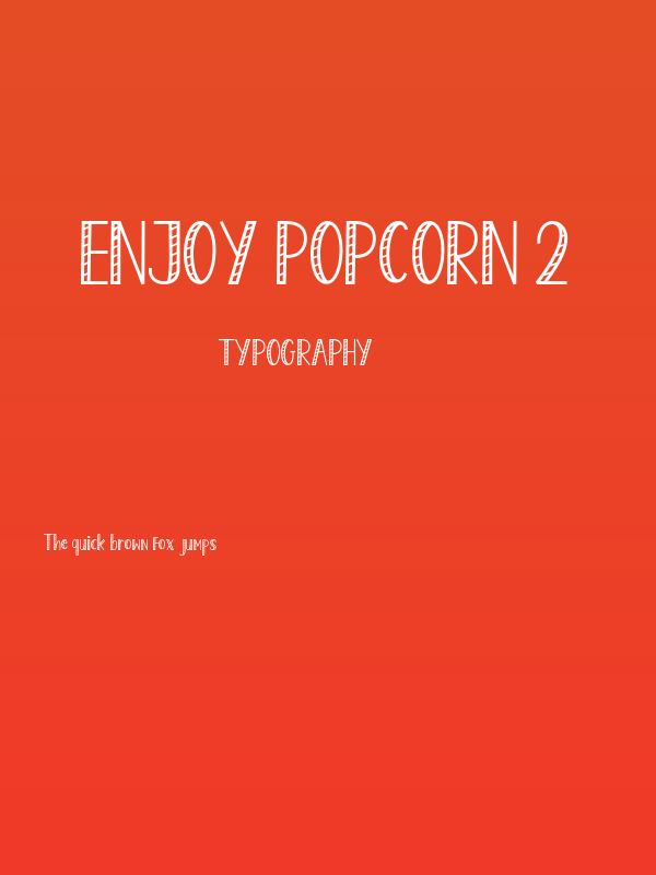 Enjoy Popcorn 2 Poster