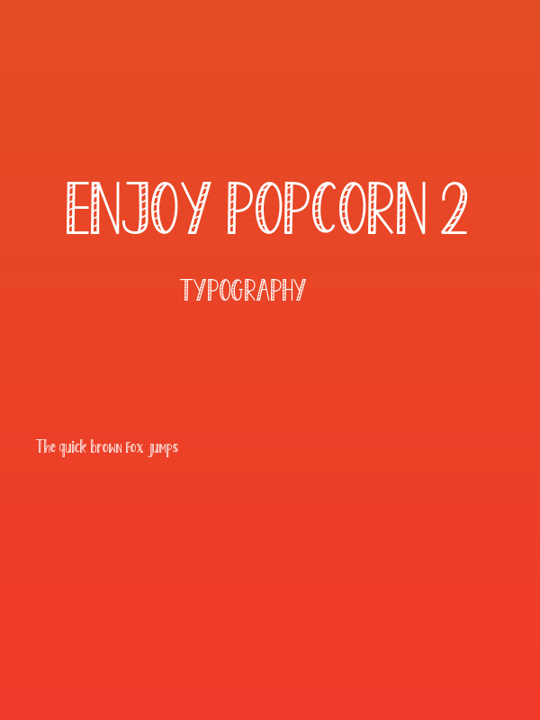 Enjoy Popcorn 2 Poster