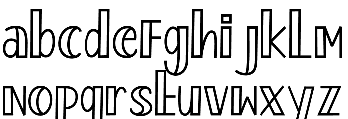 Enjoy Popcorn Bold Font LOWERCASE
