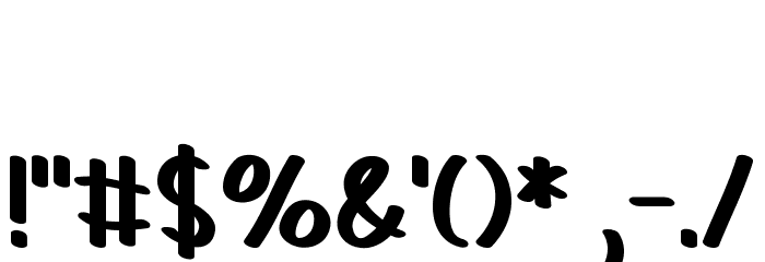 Enjoy Summer Font OTHER CHARS