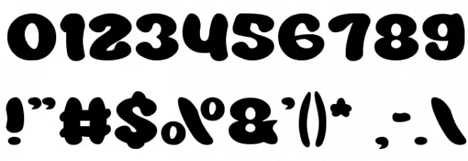 Enjoy The Show Font OTHER CHARS