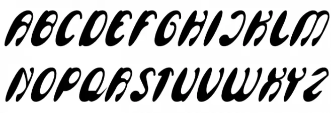 Enjoy The Time Bold Italic Font Litere mari