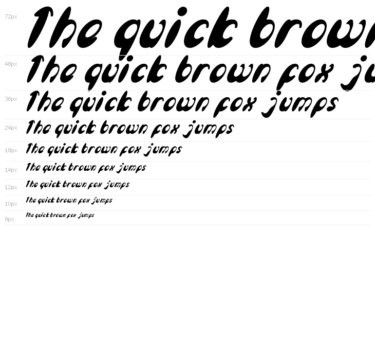 Enjoy The Time Bold Italic Waterfall