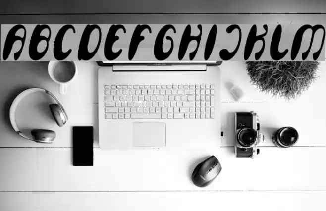 Enjoy The Time Bold Font examples