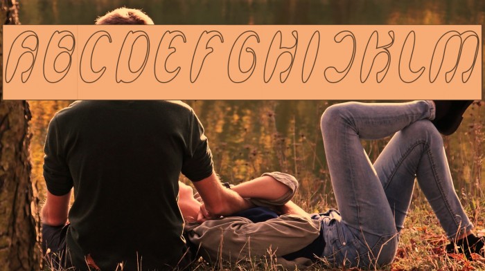 Enjoy The Time-Hollow-Inverse Font examples