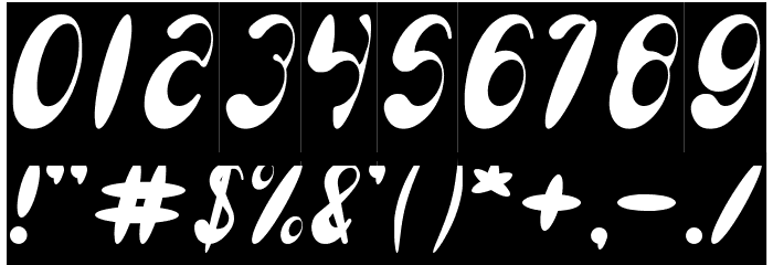 Enjoy The Time-Inverse Font OTHER CHARS