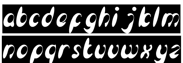 Enjoy The Time-Inverse Font LOWERCASE