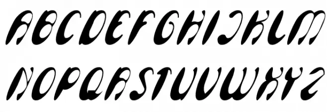 Enjoy The Time Italic Schriftart Groß