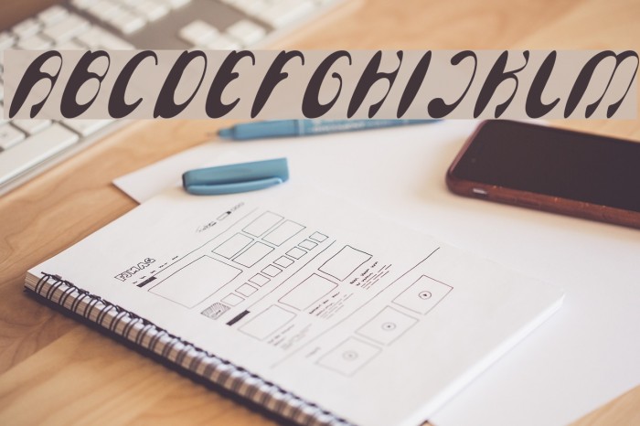 Enjoy The Time Italic Font examples