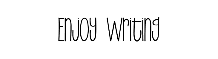 Enjoy writing