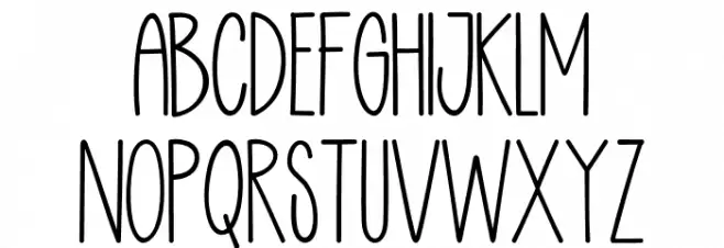 Enjoy Writing Font Litere mari