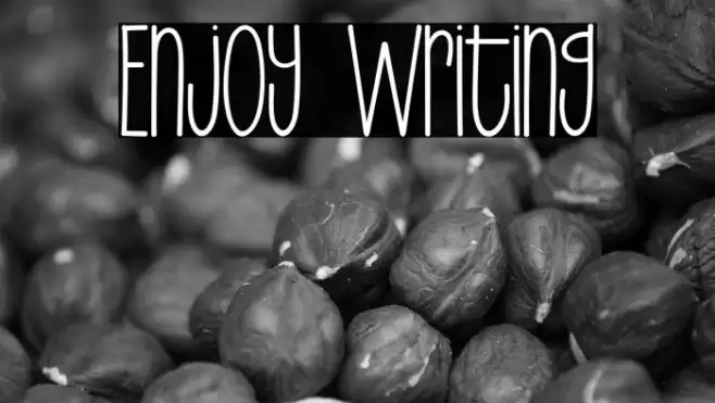 Enjoy Writing Font examples