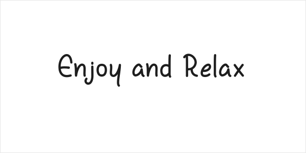 Enjoy and Relax Logo
