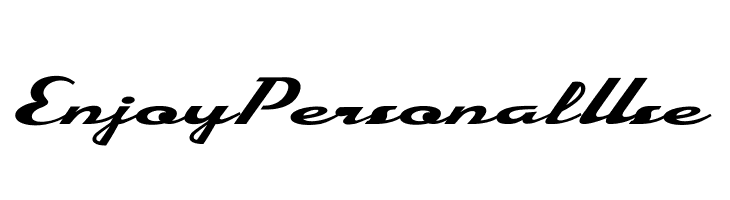 EnjoyPersonalUse  नि: शुल्क फ़ॉन्ट्स डाउनलोड