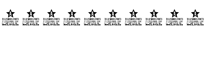 EnjoyPersonalUse Font OTHER CHARS
