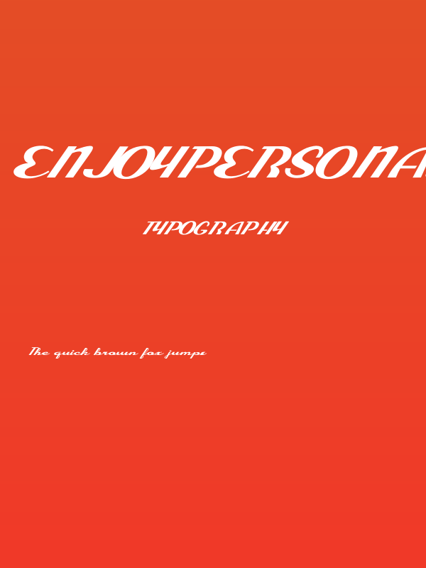 EnjoyPersonalUse Poster