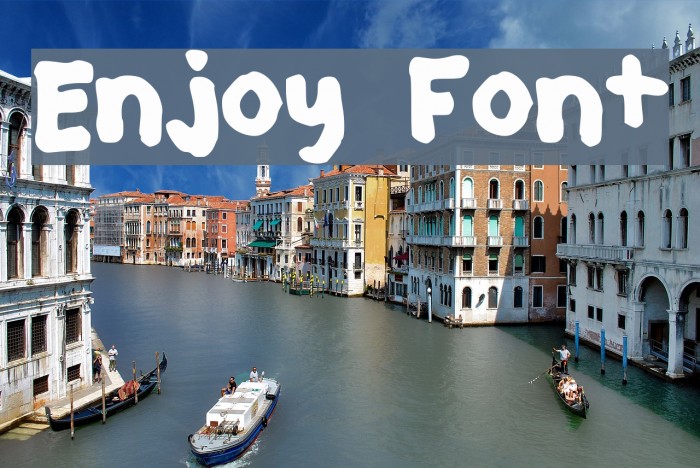 Enjoy Fonte examples