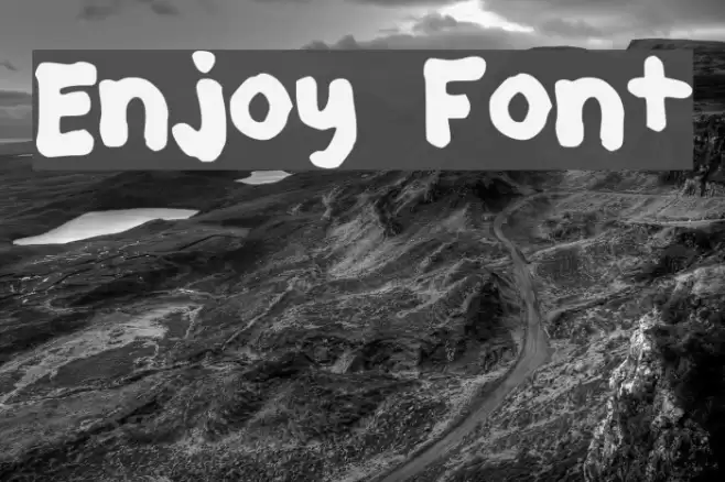 Enjoy Font examples