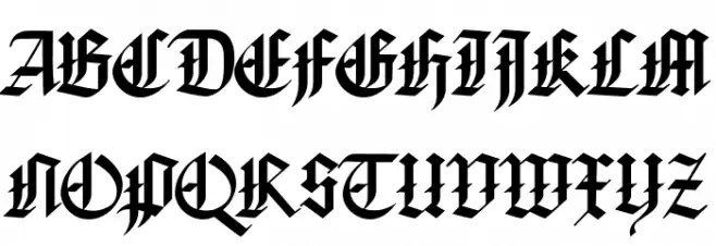 Enjun Regular Font Litere mari