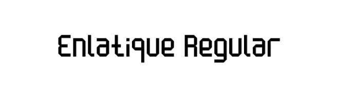 Enlatique Regular  Fuentes Gratis Descargar