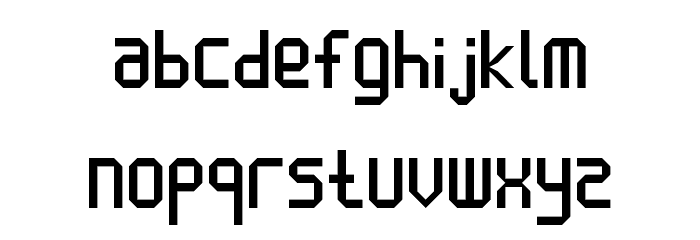 Enlatique Regular Font LOWERCASE