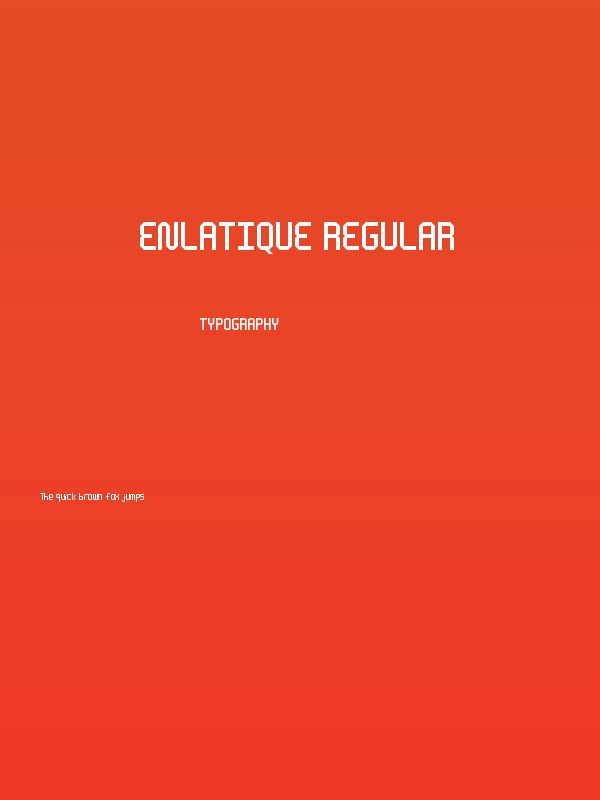 Enlatique Regular Poster